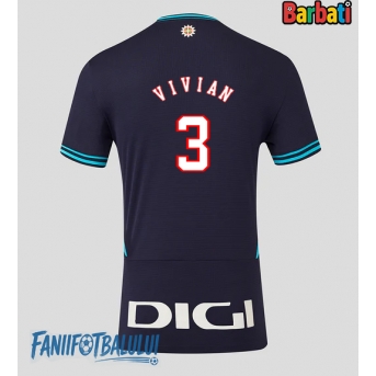 Athletic Bilbao Dani Vivian #3 Tricou Fotbal Replică 2025-26 Barbati Deplasare